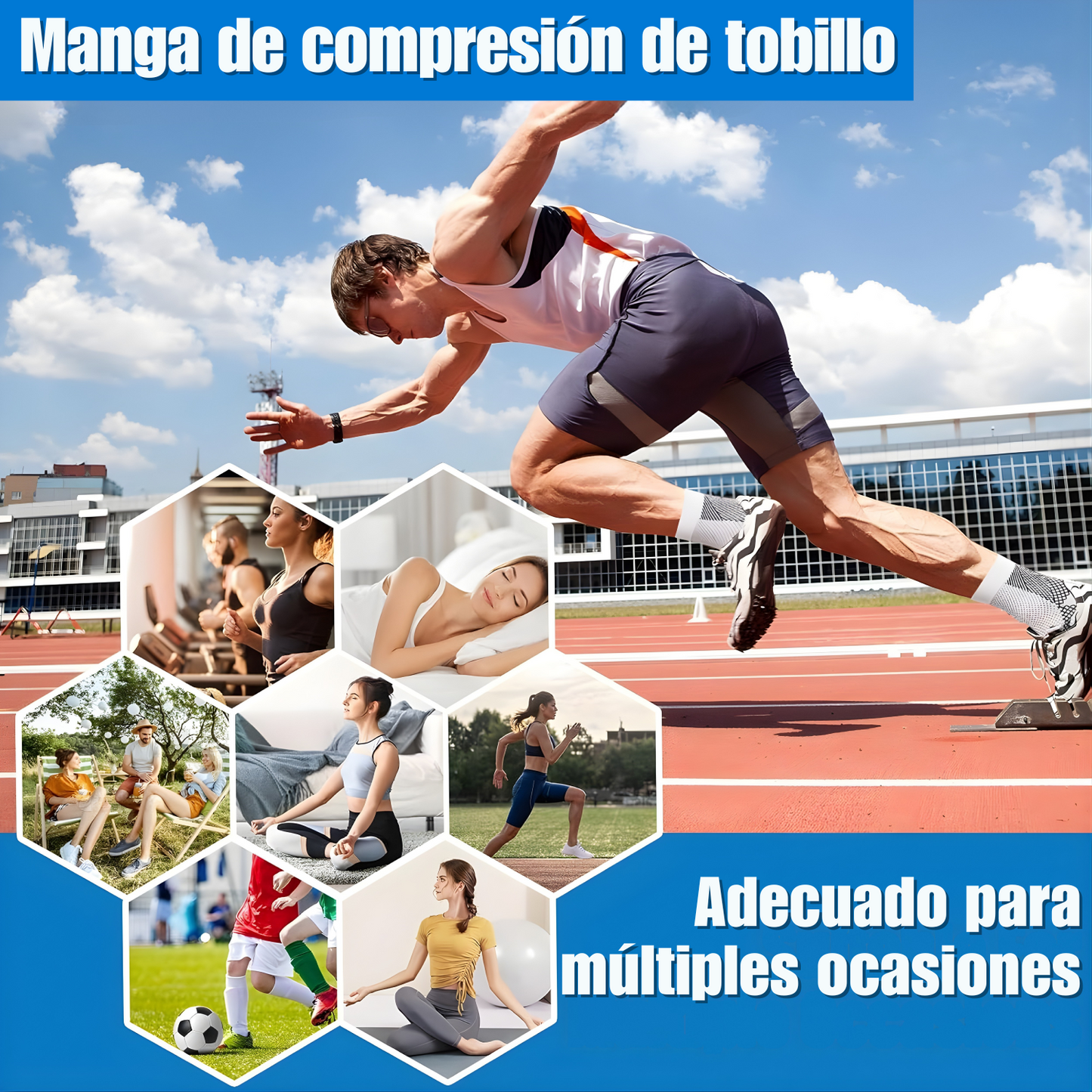 Calcetines para neuropatía: soporte de compresión para tobillo